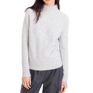 J.Crew • gray mockneck sweater, small